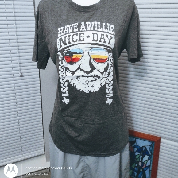 New Have a Willie Nice Day Graphic T-Shirt Top - Picture 3 of 5